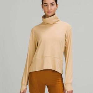 Lululemon Ready To Rulu Pullover size 16 Desert Tan Stretch Athleisure Yoga 2021